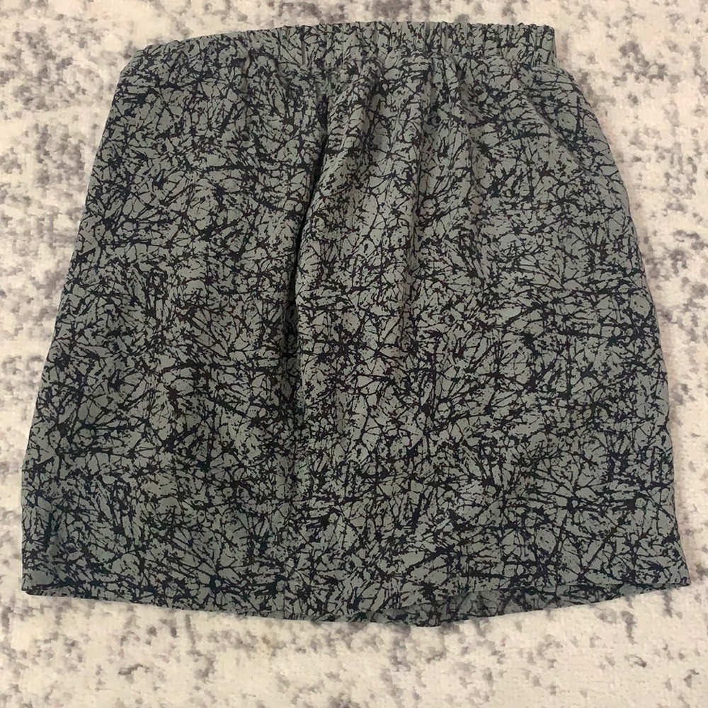Black and Gray mini skirt